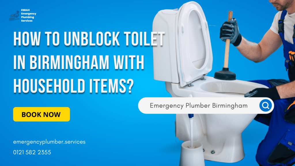 How to Unblock Toilet in Birmingham with Household Items?