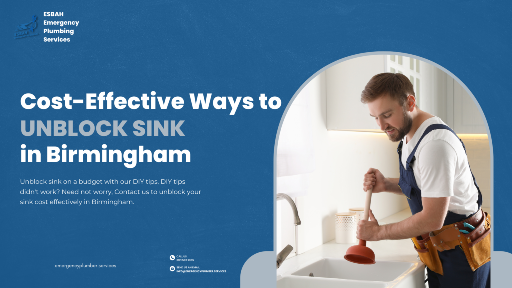 Cost-Effective Ways to Unblock Sink in Birmingham